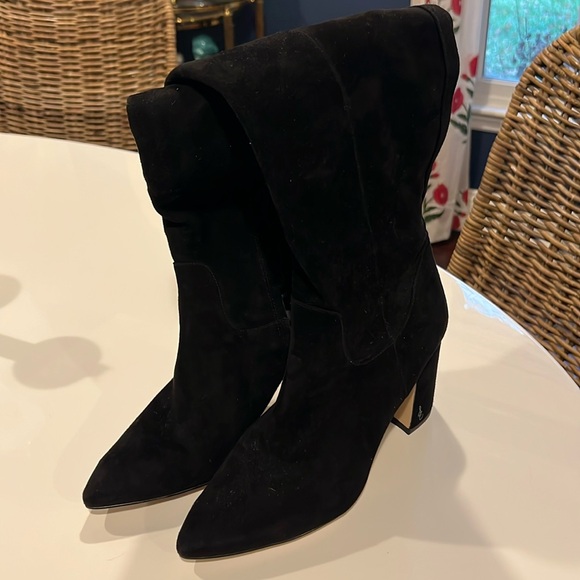 Sam Edelman Suede Hai Knee High Boots - Picture 1 of 7